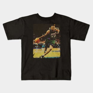 Vin Slashing to The Hoop Kids T-Shirt